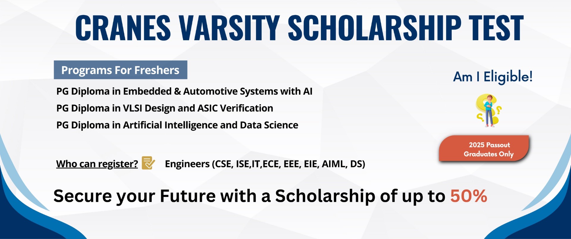 Cranes Varsity Scholarship Test